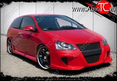 26 899 р. Передний бампер Maxpower 2 Honda Civic ES седан дорестайлинг (2000-2003)  с доставкой в г. Майкоп