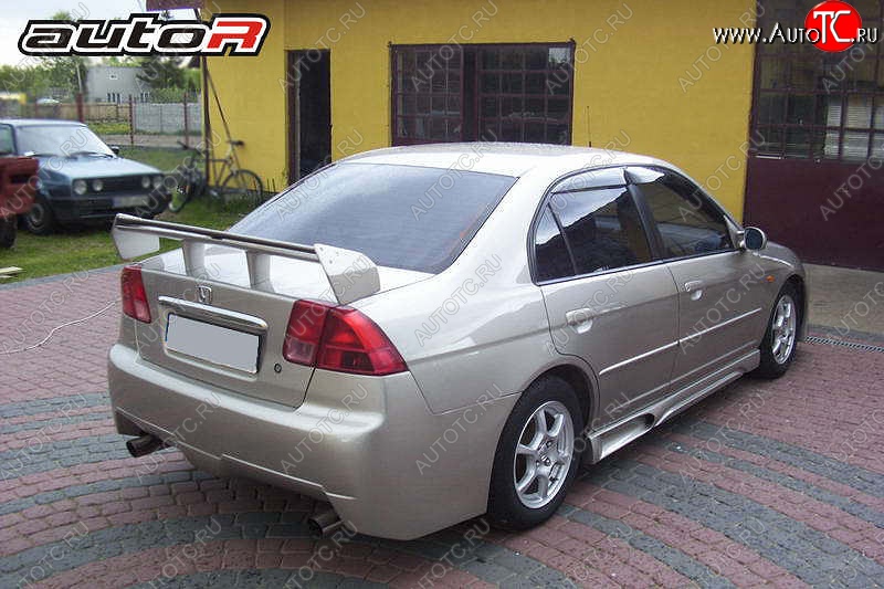 22 899 р. Задний бампер Jaguar Honda Civic ES седан дорестайлинг (2000-2003)  с доставкой в г. Майкоп