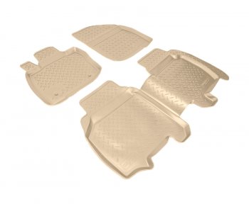 Коврики салона Norplast Unidec Honda Civic ( EP,  EU,  FK,FN) (2000-2011) хэтчбэк 3 дв. дорестайлинг, хэтчбэк 5 дв. дорестайлинг,  хэтчбэк 5 дв. рестайлинг, хэтчбэк 3 дв. рестайлинг, хэтчбэк 5 дв. рестайлинг (Цвет: бежевый)
