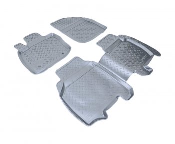 Коврики салона Norplast Unidec Honda Civic ( EP,  EU,  FK,FN) (2000-2011) хэтчбэк 3 дв. дорестайлинг, хэтчбэк 5 дв. дорестайлинг,  хэтчбэк 5 дв. рестайлинг, хэтчбэк 3 дв. рестайлинг, хэтчбэк 5 дв. рестайлинг (Цвет: серый)