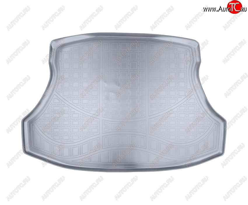 2 359 р. Коврик багажника Norplast Unidec  Honda Civic  FB (2011-2016) седан (Цвет: серый)  с доставкой в г. Майкоп
