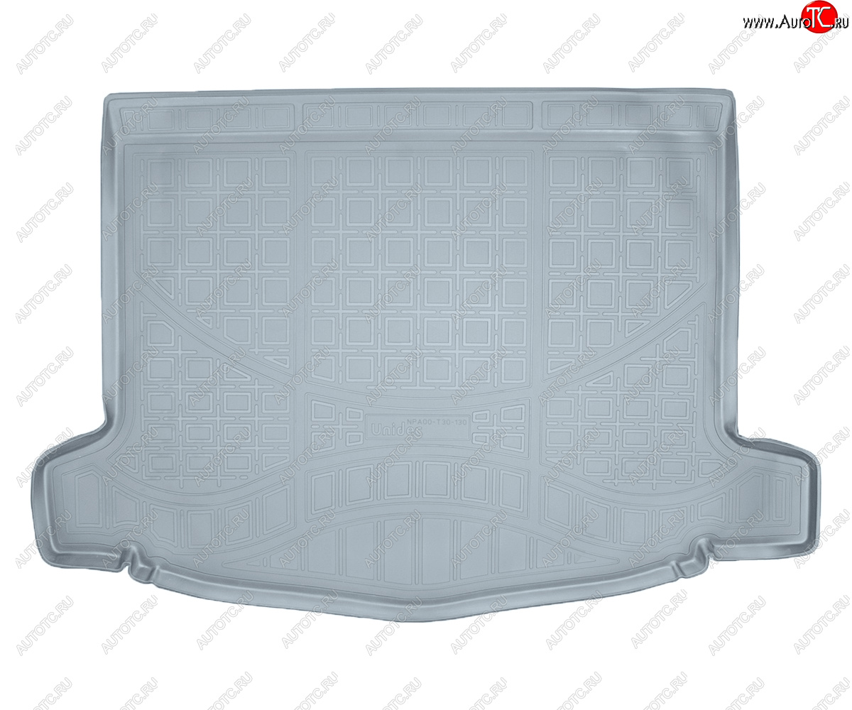 2 199 р. Коврик багажника Norplast Unidec  Honda Civic  FK2 (2011-2016) хэтчбэк 5 дв. (Серый)  с доставкой в г. Майкоп