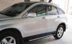 5 349 р. Комплект дефлекторов окон СТ Honda CR-V RE1,RE2,RE3,RE4,RE5,RE7 дорестайлинг (2007-2010)  с доставкой в г. Майкоп. Увеличить фотографию 2