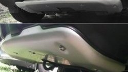 10 349 р. Накладка на передний бампер CT Honda CR-V RE1,RE2,RE3,RE4,RE5,RE7 рестайлинг (2009-2012) (Неокрашенная)  с доставкой в г. Майкоп. Увеличить фотографию 2