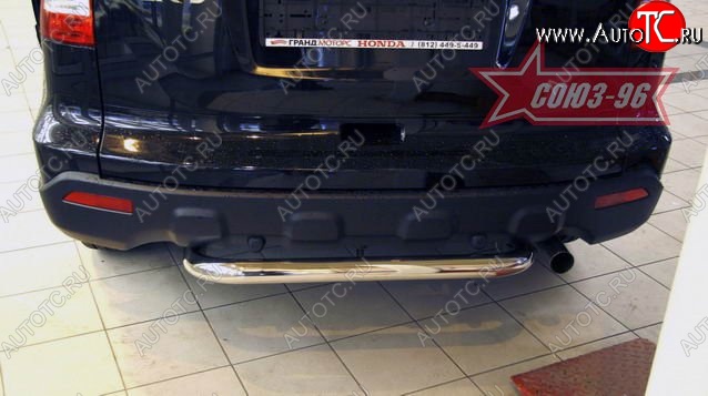 14 649 р. Защита заднего бампера Souz-96 (d60) Honda CR-V RE1,RE2,RE3,RE4,RE5,RE7 дорестайлинг (2007-2010)  с доставкой в г. Майкоп