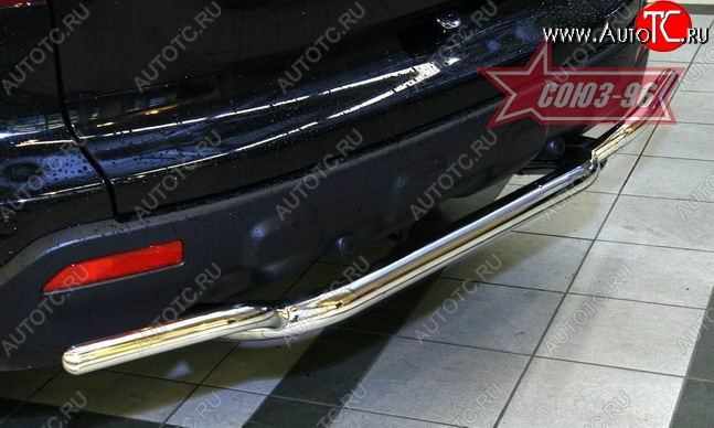 11 249 р. Защита заднего бампера Souz-96 (d60/42) Honda CR-V RE1,RE2,RE3,RE4,RE5,RE7 дорестайлинг (2007-2010)  с доставкой в г. Майкоп