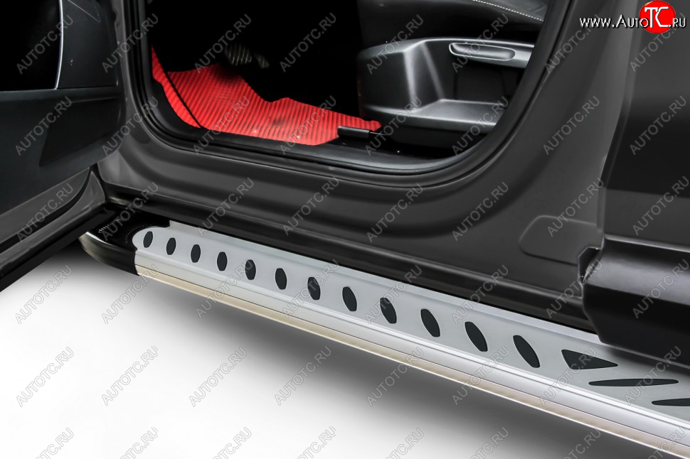 17 399 р. Порожки для ног Slitkoff Elite  Honda CR-V  RE1,RE2,RE3,RE4,RE5,RE7 (2007-2012) дорестайлинг, рестайлинг (Silver)  с доставкой в г. Майкоп