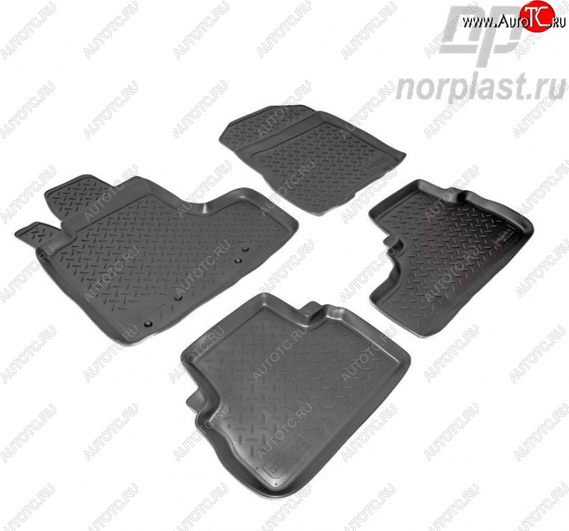 2 499 р. Комплект салонных ковриков Norplast Honda CR-V RE1,RE2,RE3,RE4,RE5,RE7 дорестайлинг (2007-2010)  с доставкой в г. Майкоп