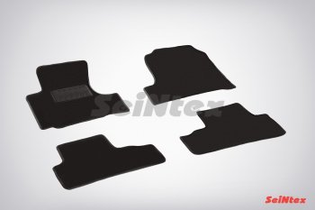 Комплект ворсовых ковриков в салон LUX Seintex Honda CR-V  RE1,RE2,RE3,RE4,RE5,RE7 (2007-2012) дорестайлинг, рестайлинг