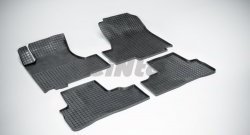 Износостойкие коврики в салон с рисунком Сетка SeiNtex Premium 4 шт. (резина) Honda CR-V  RE1,RE2,RE3,RE4,RE5,RE7 (2007-2010) дорестайлинг