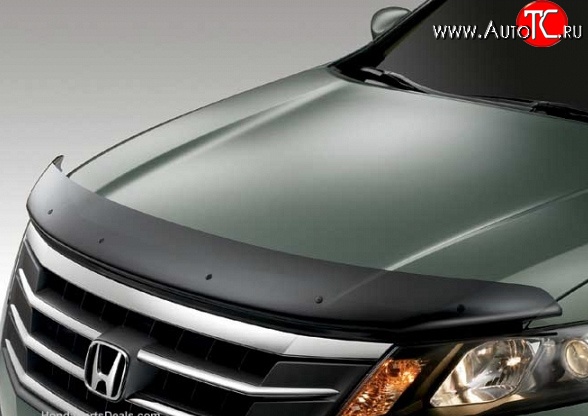 3 299 р. Дефлектор капота NovLine Honda CR-V RM1,RM3,RM4 дорестайлинг (2012-2015)  с доставкой в г. Майкоп