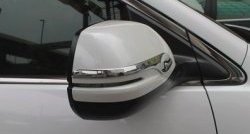 1 799 р. Накладки на зеркала СТ Honda CR-V RM1,RM3,RM4 дорестайлинг (2012-2015) (Неокрашенные)  с доставкой в г. Майкоп. Увеличить фотографию 2