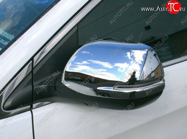 4 199 р. Накладки на зеркала СТ Honda CR-V RM1,RM3,RM4 дорестайлинг (2012-2015) (Неокрашенные)  с доставкой в г. Майкоп