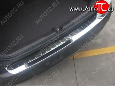 5 949 р. Защитная накладка на задний бампер СТ Honda CR-V RM1,RM3,RM4 дорестайлинг (2012-2015)  с доставкой в г. Майкоп