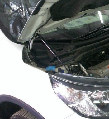 4 199 р. Упоры капота Pomogator Honda CR-V RM1,RM3,RM4 дорестайлинг (2012-2015)  с доставкой в г. Майкоп. Увеличить фотографию 3