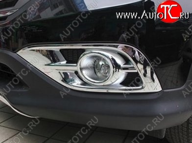 4 749 р. Подиумы противотуманных фар СТ Honda CR-V RM1,RM3,RM4 дорестайлинг (2012-2015)  с доставкой в г. Майкоп