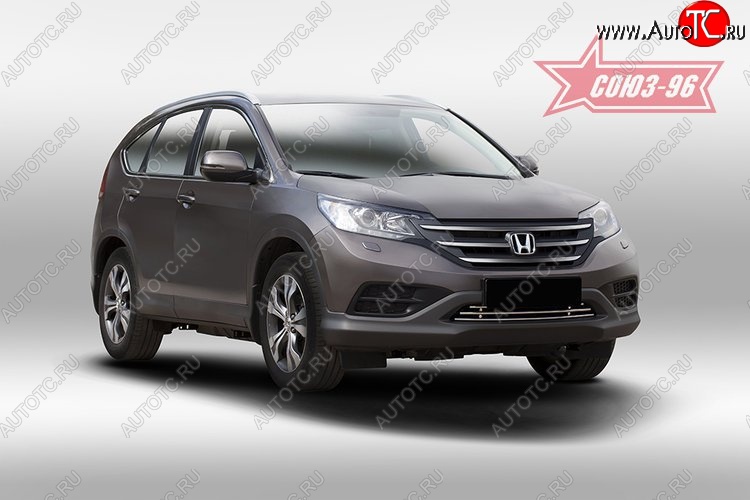 5 174 р. Декоративный элемент воздухозаборника Souz-96 (d16) Honda CR-V RM1,RM3,RM4 дорестайлинг (2012-2015)  с доставкой в г. Майкоп