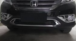 8 049 р. Накладка на передний воздуховод СТ Honda CR-V RM1,RM3,RM4 дорестайлинг (2012-2015)  с доставкой в г. Майкоп. Увеличить фотографию 2