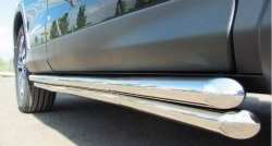 33 899 р. Защита порогов из круглой трубы диаметром 42 мм SLITKOFF  Honda CR-V  RM1,RM3,RM4 (2012-2015) дорестайлинг  с доставкой в г. Майкоп. Увеличить фотографию 3