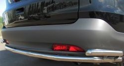 18 299 р. Защита заднего бампера (Ø42 мм с уголками, нержавейка) SLITKOFF Honda CR-V RM1,RM3,RM4 дорестайлинг (2012-2015)  с доставкой в г. Майкоп. Увеличить фотографию 3