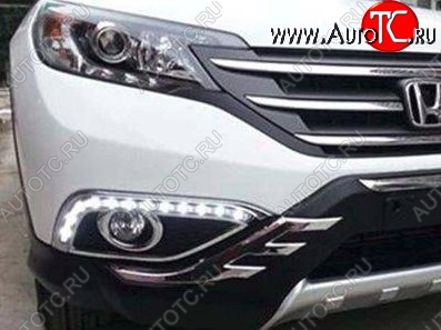15 499 р. Дневные ходовые огни СТ Honda CR-V RM1,RM3,RM4 дорестайлинг (2012-2015)  с доставкой в г. Майкоп