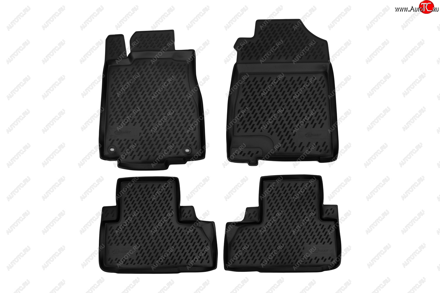 3 999 р. Комплект ковриков в салон с повышенной износостойкостью Format Honda CR-V RM1,RM3,RM4 рестайлинг (2014-2018)  с доставкой в г. Майкоп
