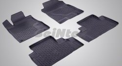 Износостойкие коврики в салон с высоким бортом SeiNtex Premium 4 шт. (резина) Honda CR-V  RM1,RM3,RM4 (2012-2015) дорестайлинг