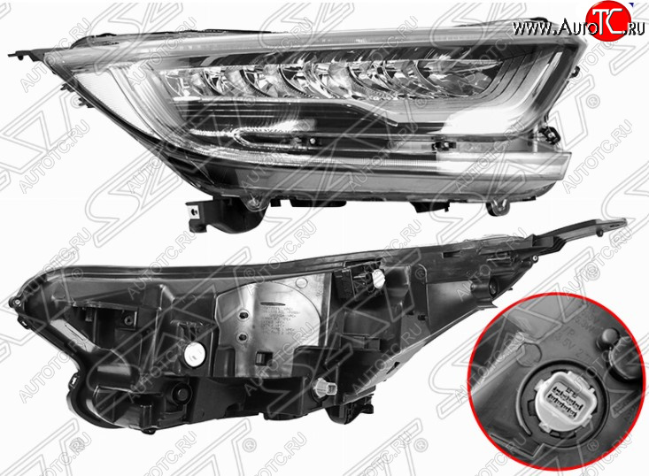 13 299 р. Правая передняя фара SAT (диодная, с электрокорректором) Honda CR-V RW,RT дорестайлинг (2016-2020)  с доставкой в г. Майкоп