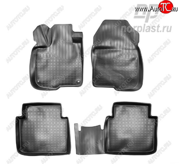2 499 р. Коврики салонные Noplast  Honda CR-V  RW,RT (2016-2022) дорестайлинг, рестайлинг  с доставкой в г. Майкоп