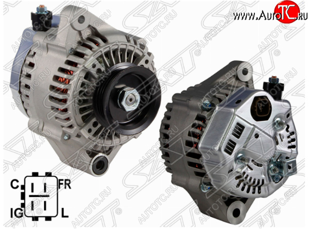 10 899 р. Генератор SAT (12V/95A) Honda CR-V RD4,RD5,RD6,RD7,RD9  дорестайлинг (2001-2004)  с доставкой в г. Майкоп