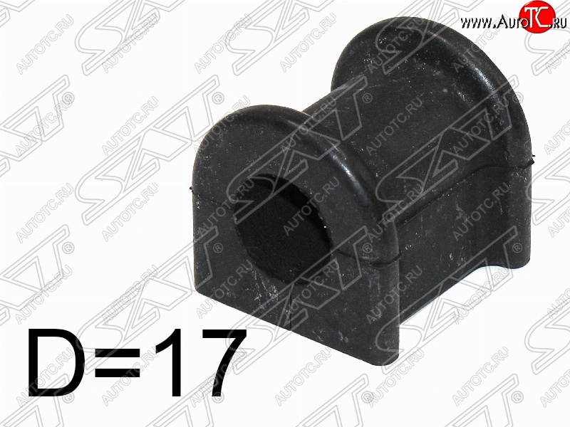108 р. Резиновая втулка заднего стабилизатора SAT (D=17) Honda CR-V RD1,RD2,RD3  дорестайлинг (1995-1998)  с доставкой в г. Майкоп