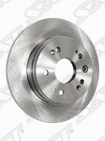 Диск тормозной задний SAT (не вентилируемый, d 282 мм) Honda CR-V RD4,RD5,RD6,RD7,RD9  рестайлинг (2004-2006)