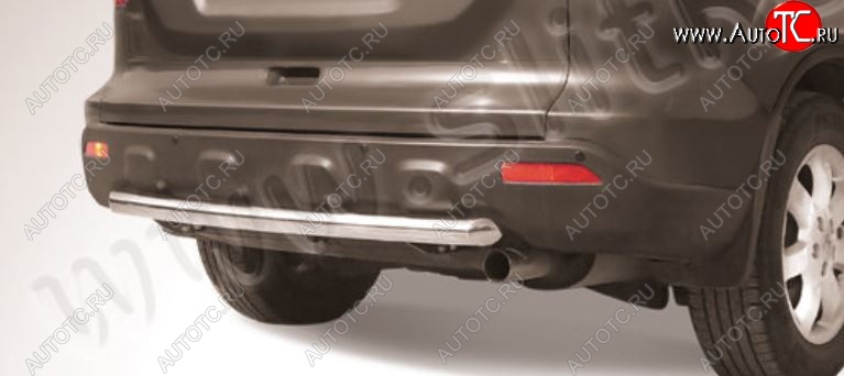 8 999 р. Защита заднего бампера Slitkoff (d57) Honda CR-V RE1,RE2,RE3,RE4,RE5,RE7 рестайлинг (2009-2012) (Нержавейка, Полированная)  с доставкой в г. Майкоп