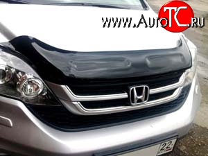 3 299 р. Дефлектор капота NovLine Honda CR-V RE1,RE2,RE3,RE4,RE5,RE7 рестайлинг (2009-2012)  с доставкой в г. Майкоп