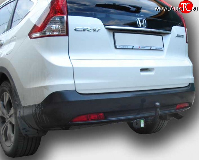 7 549 р. Фаркоп Лидер Плюс Honda CR-V RE1,RE2,RE3,RE4,RE5,RE7 рестайлинг (2009-2012) (Без электропакета)  с доставкой в г. Майкоп