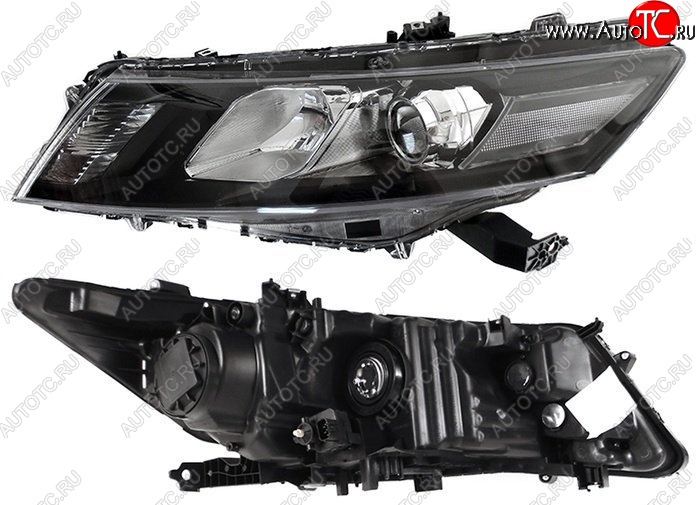 8 999 р. Левая фара SAT (с электрокорректором) Honda Crosstour 1 TF дорестайлинг (2009-2013)  с доставкой в г. Майкоп