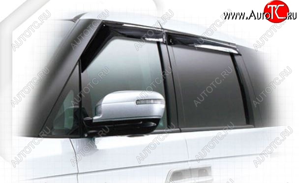 2 079 р. Дефлектора окон CA-Plastic  Honda Elysion  Prestige (2007-2013) RR (Classic полупрозрачный, Без хром.молдинга)  с доставкой в г. Майкоп