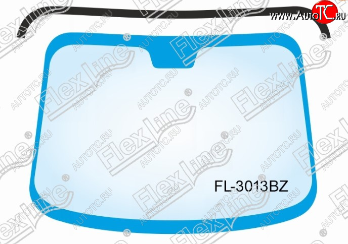 2 599 р. Молдинг лобового стекла FlexLine Honda Fit GE дорестайлинг (2007-2010)  с доставкой в г. Майкоп