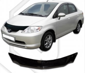 Дефлектор капота (D-6;7;8;9) CA-Plastic Honda Fit Aria  GD (2002-2005) дорестайлинг седан