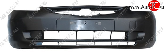 4 899 р. Бампер передний (без отверстий под туманки, пр-во Тайланд) SAT  Honda Fit  1 (2001-2004) GD дорестайлинг (Неокрашенный)  с доставкой в г. Майкоп