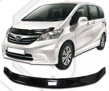 Дефлектор капота (GB3) CA-Plastic Honda Freed  GB3,GB4 (2008-2011) минивэн дорестайлинг