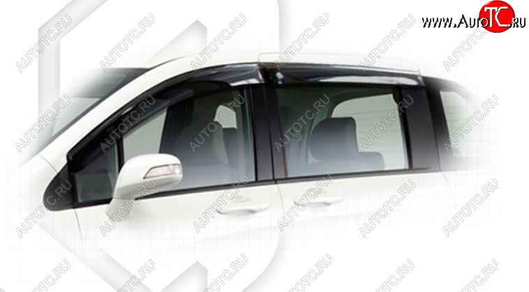 2 079 р. Дефлектора окон (GB3) CA-Plastiс Honda Freed GB3,GB4 минивэн дорестайлинг (2008-2011) (Classic полупрозрачный, Без хром.молдинга)  с доставкой в г. Майкоп