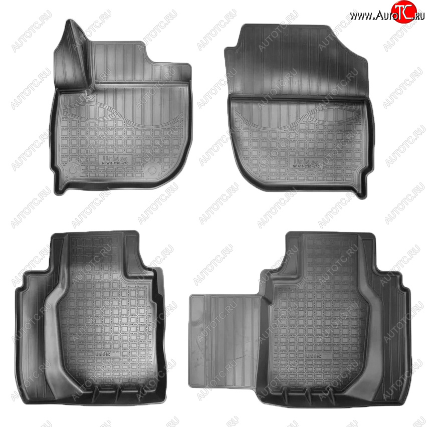 2 299 р. Коврики салона Norplast  Honda HR-V  RU (2014-2021) дорестайлинг, рестайлинг (Цвет: черный)  с доставкой в г. Майкоп