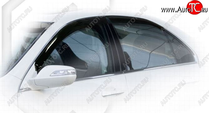 1 999 р. Дефлектора окон KB1 CA-Plastiс  Honda Legend  4 KB1 (2004-2008) дорестайлинг (Classic полупрозрачный, Без хром.молдинга)  с доставкой в г. Майкоп