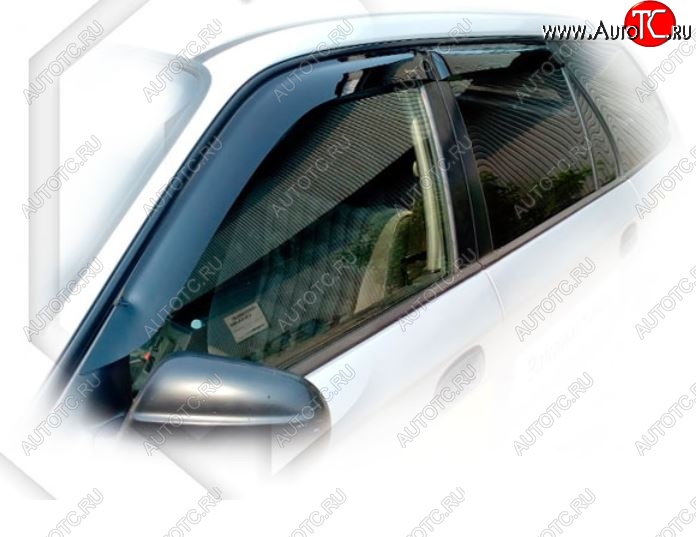 1 899 р. Дефлектора окон EL1 CA-Plastiс exclusive  Honda Orthia (1996-1998) (Classic полупрозрачный, Без хром.молдинга)  с доставкой в г. Майкоп