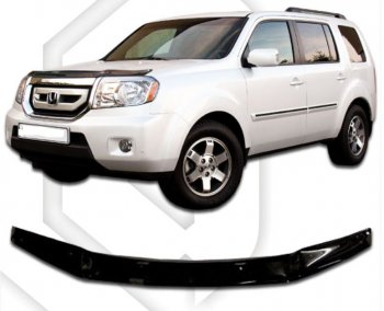 Дефлектор капота CA-Plastic Honda Pilot YF4 рестайлинг (2011-2015)