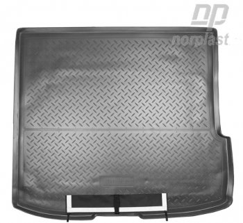 Коврик багажника Norplast Unidec Honda Pilot YF4 рестайлинг (2011-2015) (Черный с погрузочным ковриком (фартуком))