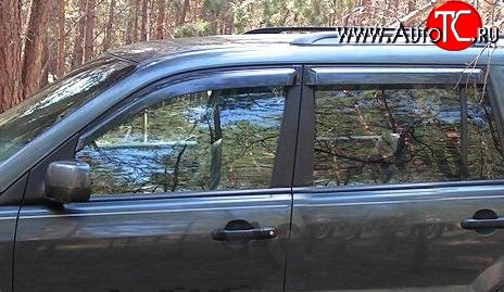 3 299 р. Дефлекторы окон (ветровики) Novline 4 шт. Honda Pilot YF4 дорестайлинг (2008-2011)  с доставкой в г. Майкоп