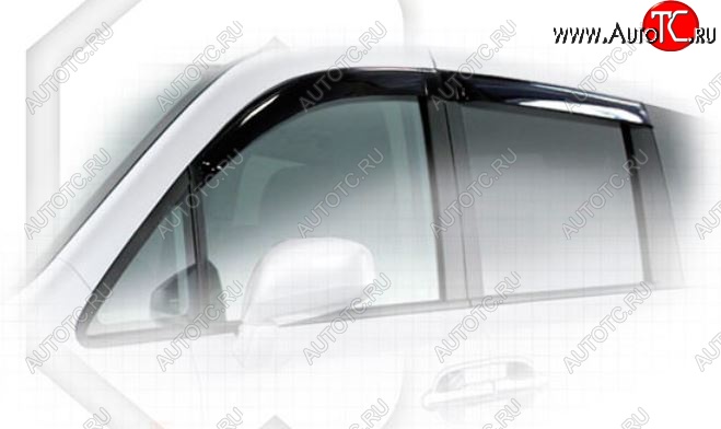 2 199 р. Дефлектора окон CA-Plastiс  Honda StepWagon  RG (2007-2009) минивэн рестайлинг (Classic полупрозрачный, Без хром.молдинга)  с доставкой в г. Майкоп