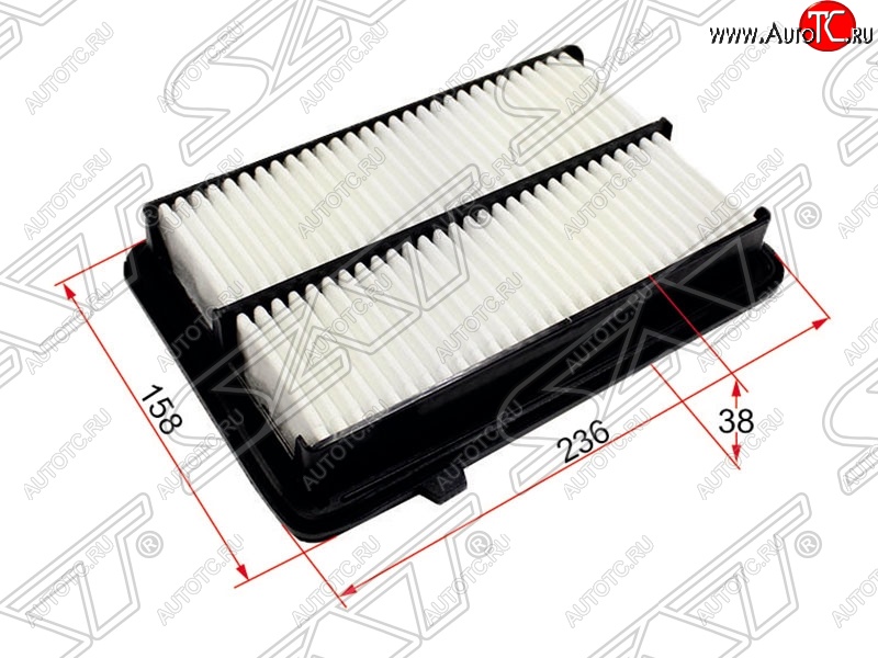 399 р. Фильтр воздушный двигателя SAT  Honda StepWagon  RK (2009-2012) минивэн дорестайлинг  с доставкой в г. Майкоп